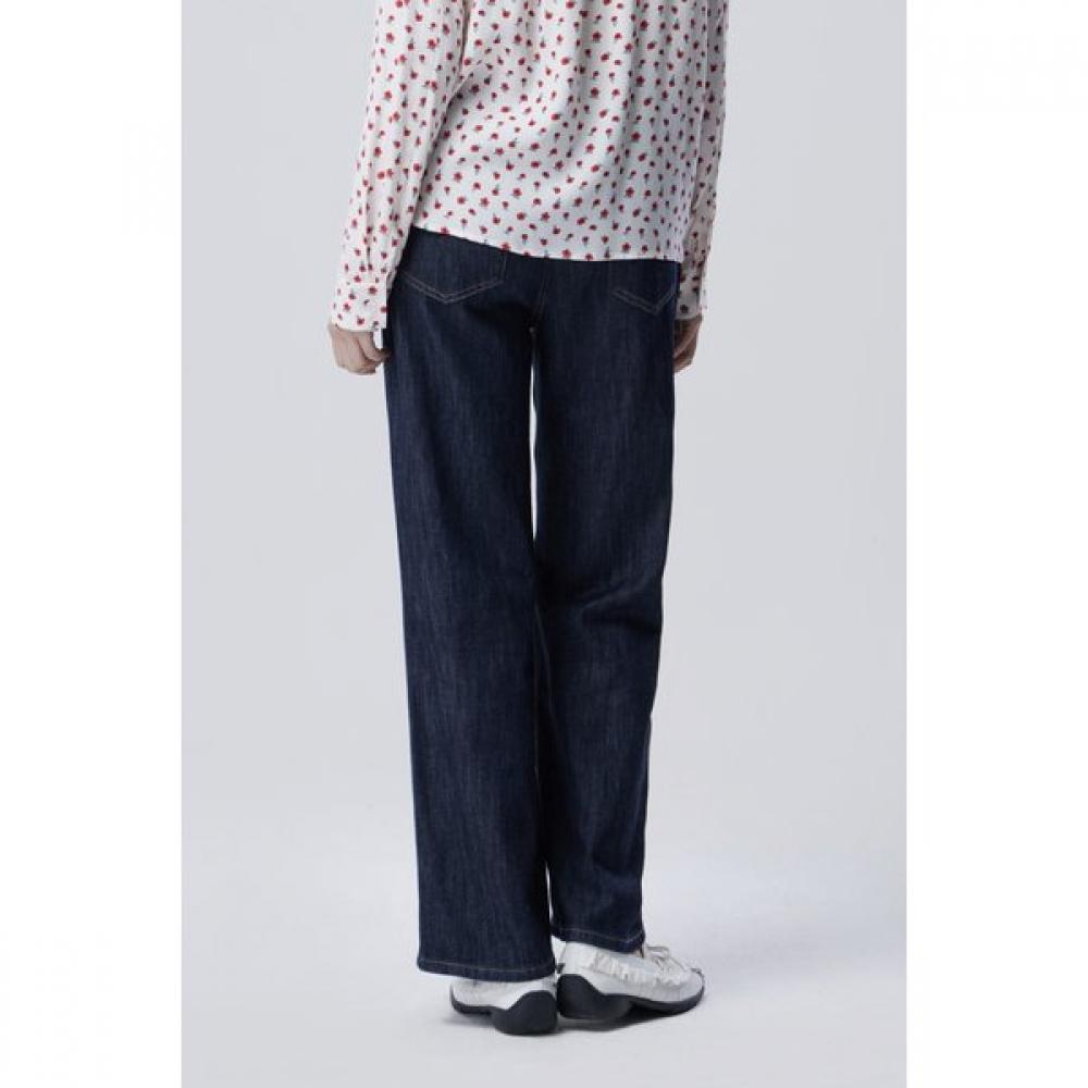 Benetton Raw Classic Straight Wide Denim Pants Badpf1631