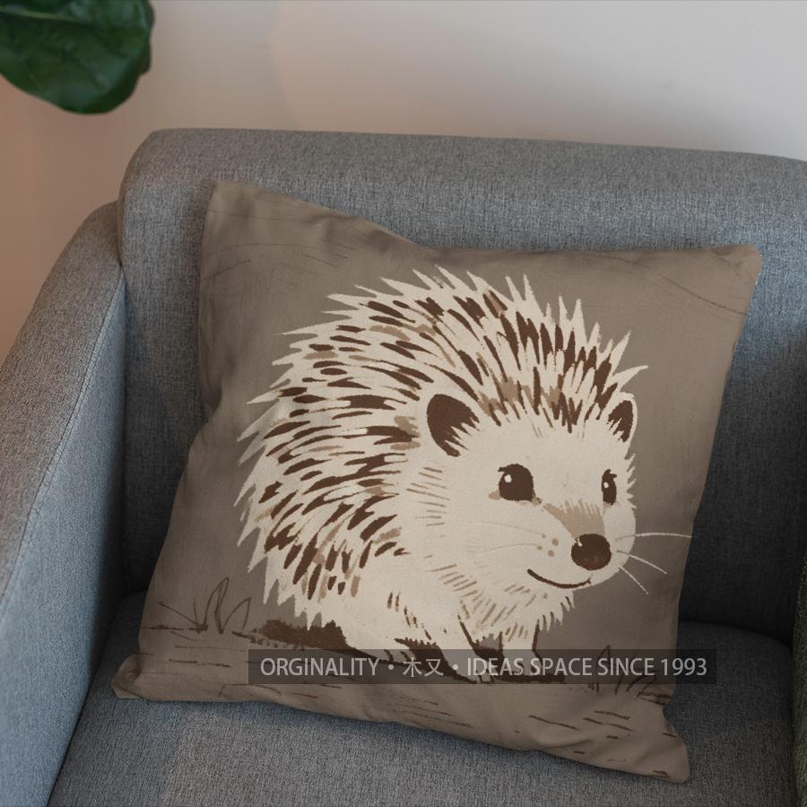 2D Tiger Pattern Pillow Cover For Bold Style Pattern Cushion Cover Suitable For Sofa Bedroom Car Pillow Cover