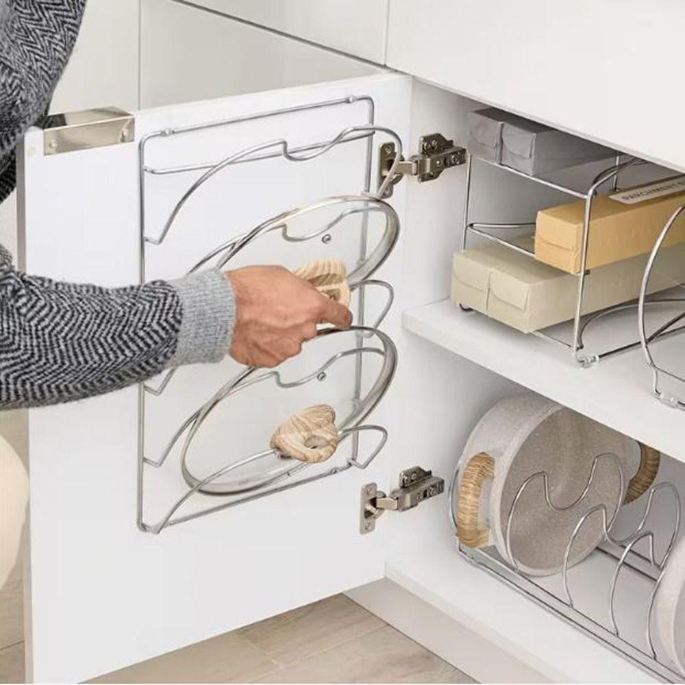 Iron Cutting Board Storage Shelf Multi-Layer Cutting Board Holder  Kitchen Accessories