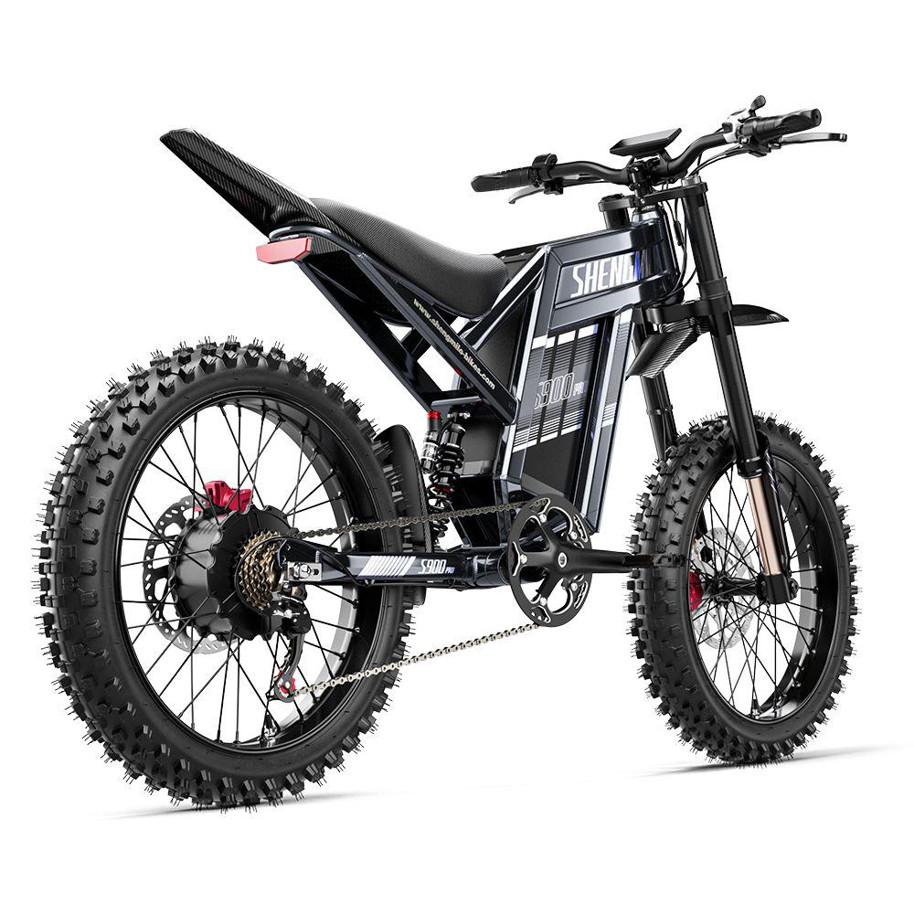 Electric Bicycle Shengmilo S900 Pro 20" 3000W Peak Motor Adult Off Road Electric Bicycle 60V 35AH Full Suspension Ebike 7 Speed