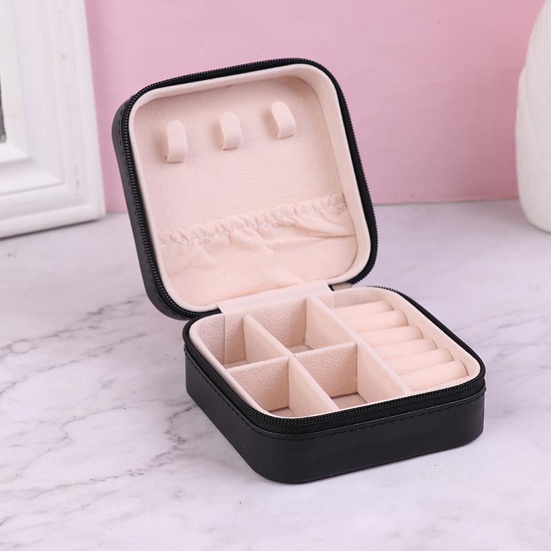 Candy Color Jewelry Organizer Display Storage Box Travel Earrings Necklace Ring Holder Jewelry Case Boxes