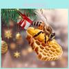 Charming Bee Hive Themed Acrylic Pendant Fun Car Decoration For Backpacks And Vehicles