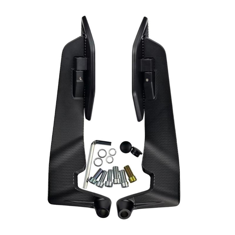 Motorcycle Shockproof Rear View Mirror Offering Clear Sightlines Increased Safety for Speed Enthusiasts Long Rides 2pcs