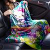 1pc Hello Kitty Fairy Wings Blanket - Home Decor, Universal, Cozy, Machine Washable, Perfect for Everyone, Perfect Gift for All Family, Avai