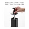 Yamazaki Jitsugyo (Yamazaki) Plenty of Detergent Dispenser Tower Shampoo Conditioner Body Soap [Set of 3] Refill Bottle Black 1539 1541 1543