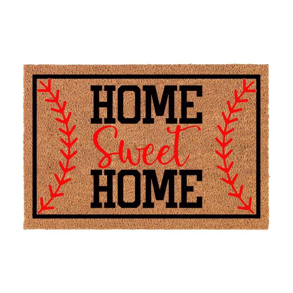 Baseball-Aufdruck Wohnzimmerteppich Fußmatte Baseball Spaß Hauseingang Fußmatte