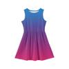 Robe d'été princesse pour filles - Robe avec empiècement débardeur coupe évasée