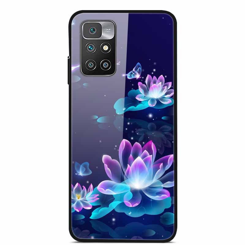 For Redmi Note 10 Pro Cases Note10T Tempered Glass Hard Back Cover for Xiaomi Redmi Note 10 5G / Note 10T Phone Case Capa Fundas