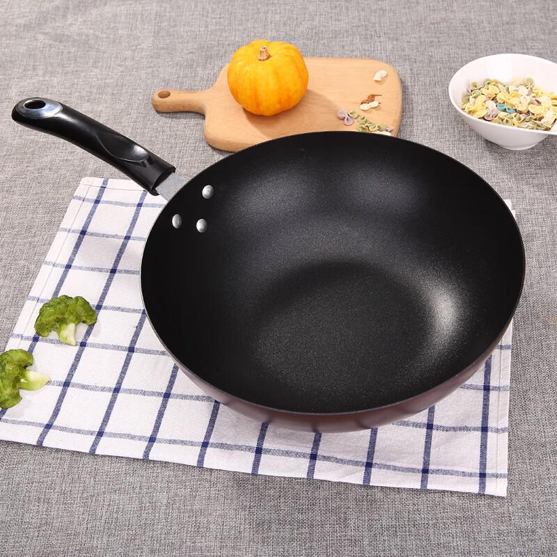 Yoshida Craftsman 34CM Thickened Cast Iron Non-stick Wok