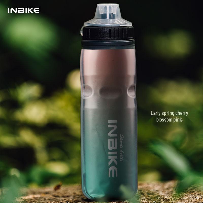 INBIKE 600ml Large Capacity Bike Water Bottle - Outdoor Squeeze Type, Ideal for Road Cycling Sports