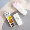 Mini Cat Claw Medicine Storage Box Portable Daily Pill Cases Container Organizer Travel Fish Oils Pill Dispenser Box