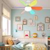 LED Modern Fan Lights30W 52CM Three Gear Adjustable Ceiling Fan For children's room Bedroom Hotel Restaurant Indoor Luminarie