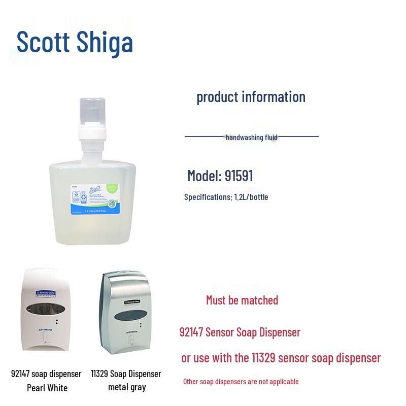 Scott Kimberly 91591 Klar Unparfümiert Automatischer Schaumhandseifen-Nachfüller