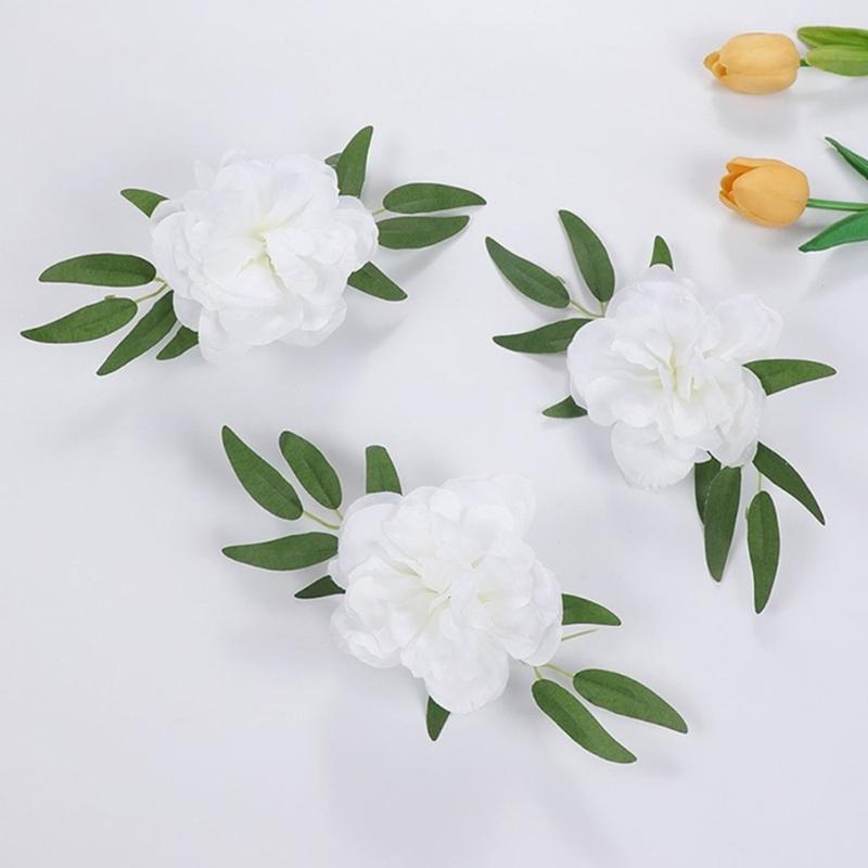 Realistisches Seidenblumen-Arrangement Für Hochzeitsauto-Dekoration Brautparty Und Feierliche Zeremonie