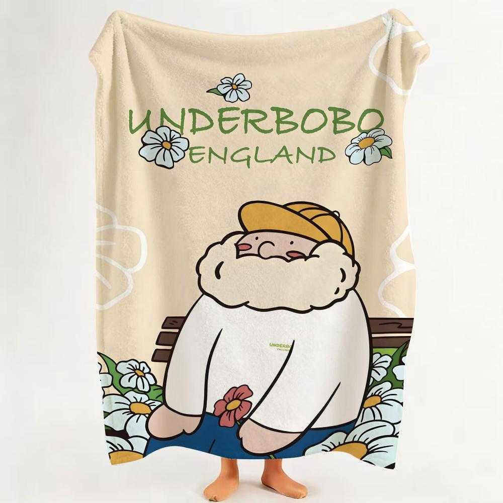 

ip U UNDERBOBO Throw Flannel Throw Blanket Suitable for Sofa Living Room Bedroom 75cmx90cm