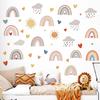 1Pc Cartoon Love Cloud Rainbow Wall Stickers Kids Room Decoration Bedroom Children Room Wall Art Living Room Decor for The House
