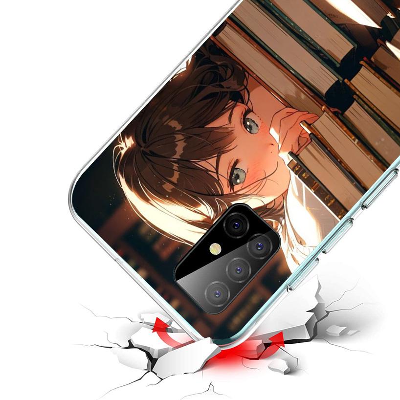 Read Books illustration Reading Phone Case For Samsung Galaxy A17 A16 A15 A14 A13 A57 A56 A55 A54 A53 A37 A36 A35 A34 A33 A26 A2