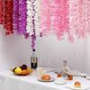5/10PCS 100cm Silk Artificial Sakura Vine Wedding Garden Arch Festival Rattan Garland Yard Romantic Home Room Decor Diy Gift Box