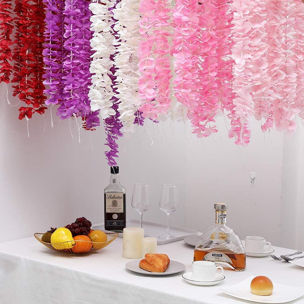 5/10PCS 100cm Silk Artificial Sakura Vine Wedding Garden Arch Festival Rattan Garland Yard Romantic Home Room Decor Diy Gift Box
