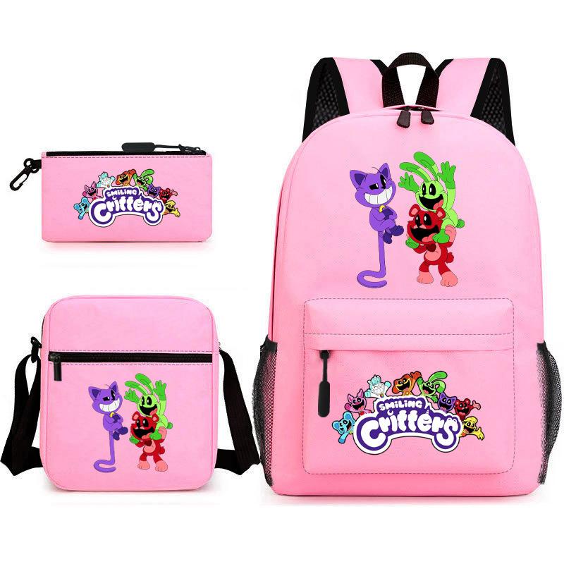 School season starry sky primary school student schoolbag smiling animal leisure backpack