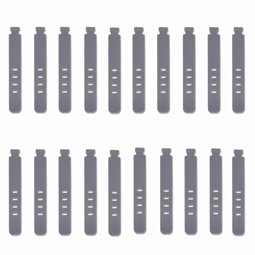 4/12/20pcs Mobile Phone Cable Winder Earphones Clip Charger Cord Organizer Management Silicone Wire Cord Fixer Holder Cable Belt