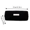 Corduroy Pencil Case  Large Capacity Stationery Pen Storage Pouch Portable Zipper Pencil Organizer Box for Elementary School