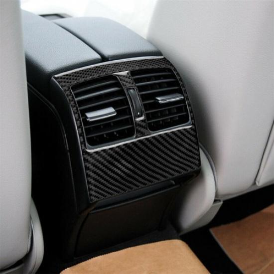 Carbon Fiber Rear Air Outlet Vent Cover For Mercedes Benz C Class W204 2007-2013