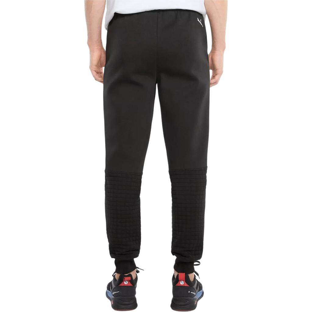 Puma Ss23 Solid Color Logo Cuffed Sweatpants Men Bottoms Black 531188-01
