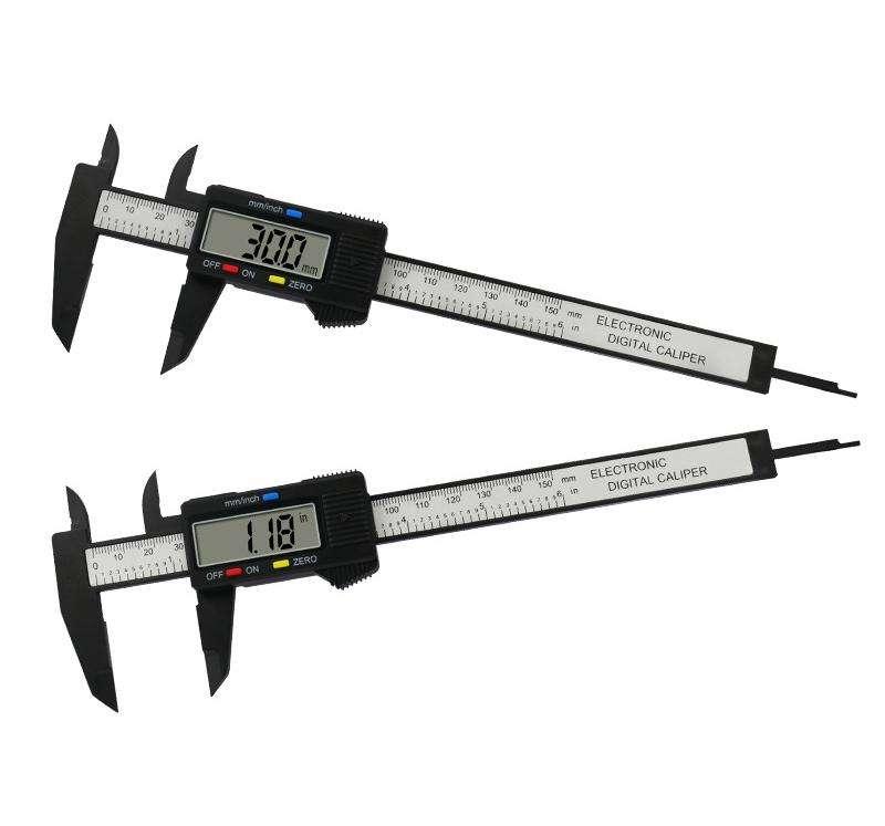 Digital Vernier Caliper Stainless Steel Electronic Digital Caliper with Fraction Display Measuring Tool Digital Caliper 13011