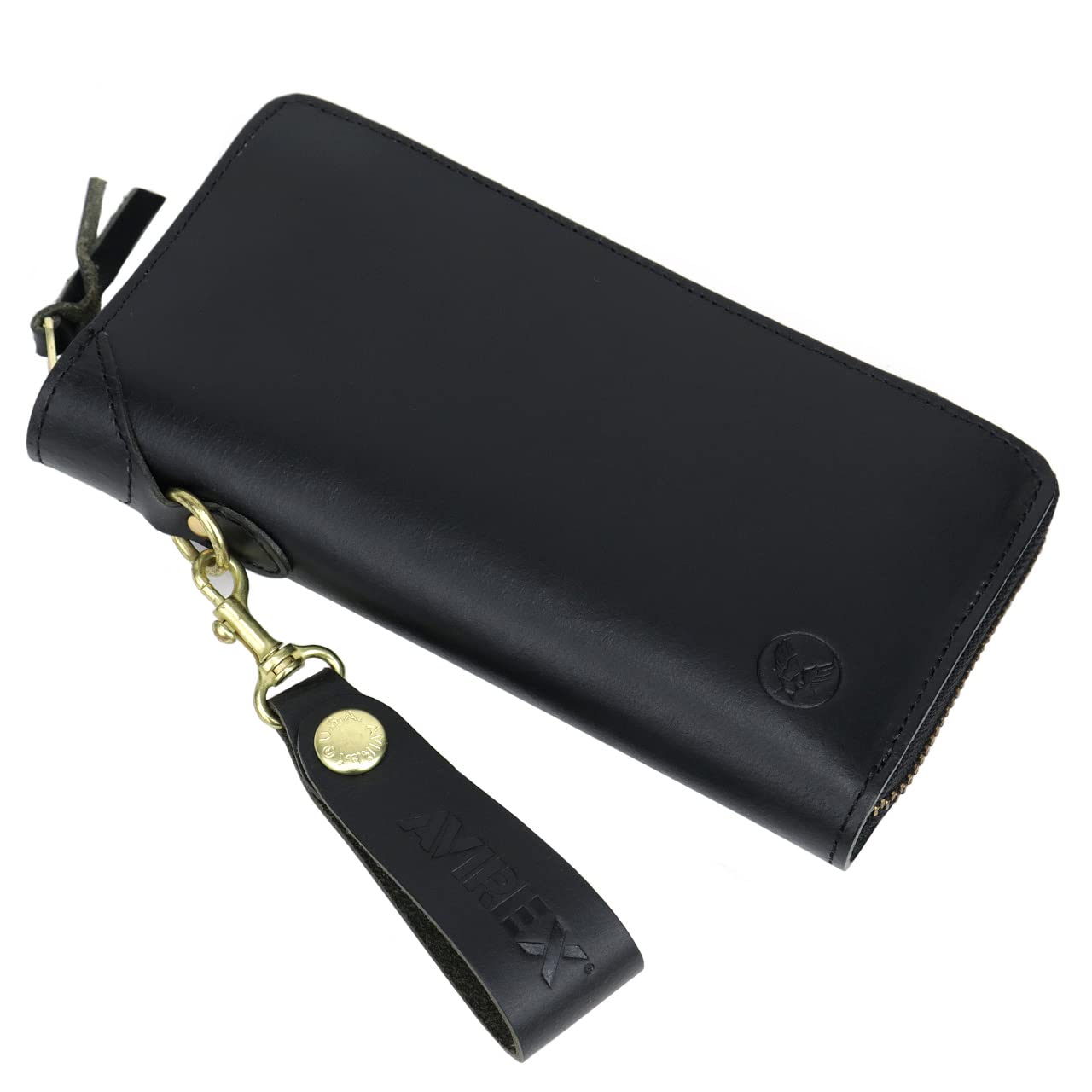 

Round Zipper Long Wallet Ferne 2 AX9302 Black [Avirex] (10)