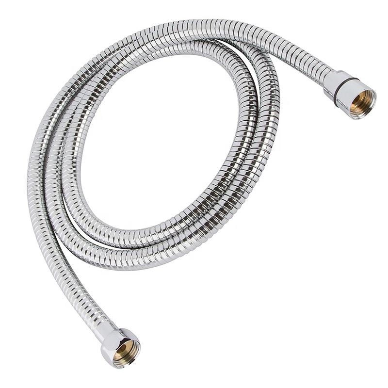 Universal 60 Inch Double-Buckle Flexible Stainless Steel Shower Hose for Handheld Showerhead 60 Inch