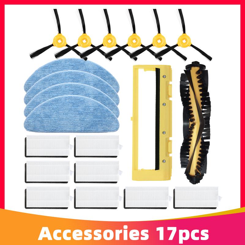 Pentru Ecovacs N79 N79S N79C DN622 Yeedi K600 K601G K700 Piese de schimb Accesorii Perie laterală principală Filtru Hepa Mop cârpă cârpă