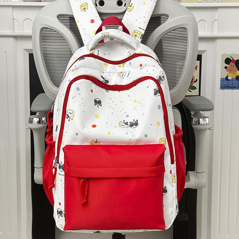 Schoolbag Japanese cute college style schoolbag for junior high school students new cartoon large-capacity class backpack versatile backpack