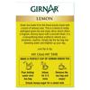 Girnar Green Tea With Lemon 10 Tea Bags Pack Of 1 Refreshing Citrus Flavor Drink