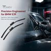Natural Rubber Wiper Blades 2Pcs/Set Car Windshield for BMW 5 Series 1995-2004 E39 Automotive Replacement Parts 525i 528i 530i 540i M5, 26/22-Inch All