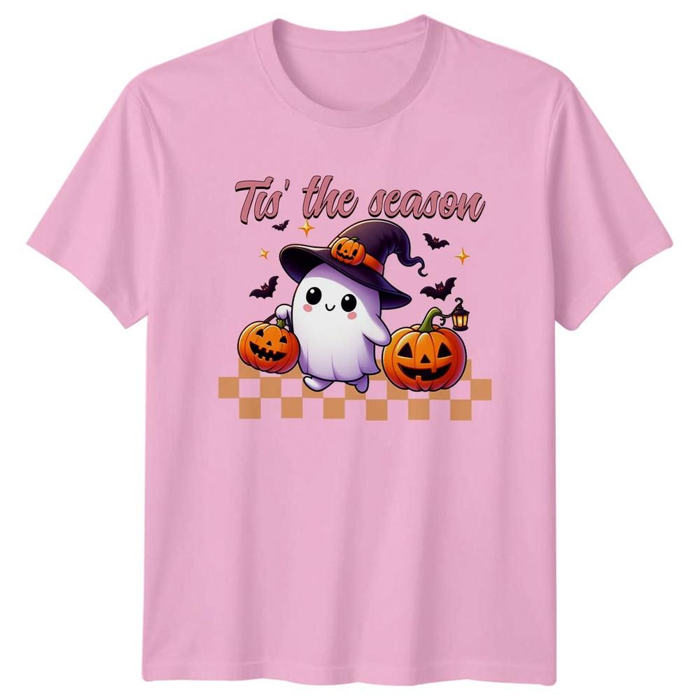 Tis The Season Unisexs TShirt Retro Ghost Halloween Gift For Her