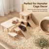 Small Hamster Scenery Platform Solid Color Playground Climbing Stand  Small Pet
