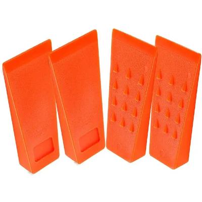 5.5Inch Tree Felling Wedge Chain Saw Logging Supplies Cutting Wood Splitting Tree Cutting Wedge Spiked Logging Tool for Chainsaw