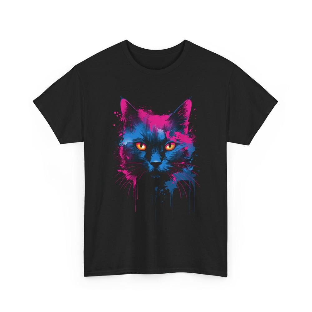 

Splatter cat T-Shirt | Cat Shirt 4XL