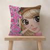 Anime GGyaru Gyaru Girls   Personalized Pillow Dust Cover Bedroom Kids Party Decoration Pillowcase Birthday Children Gift