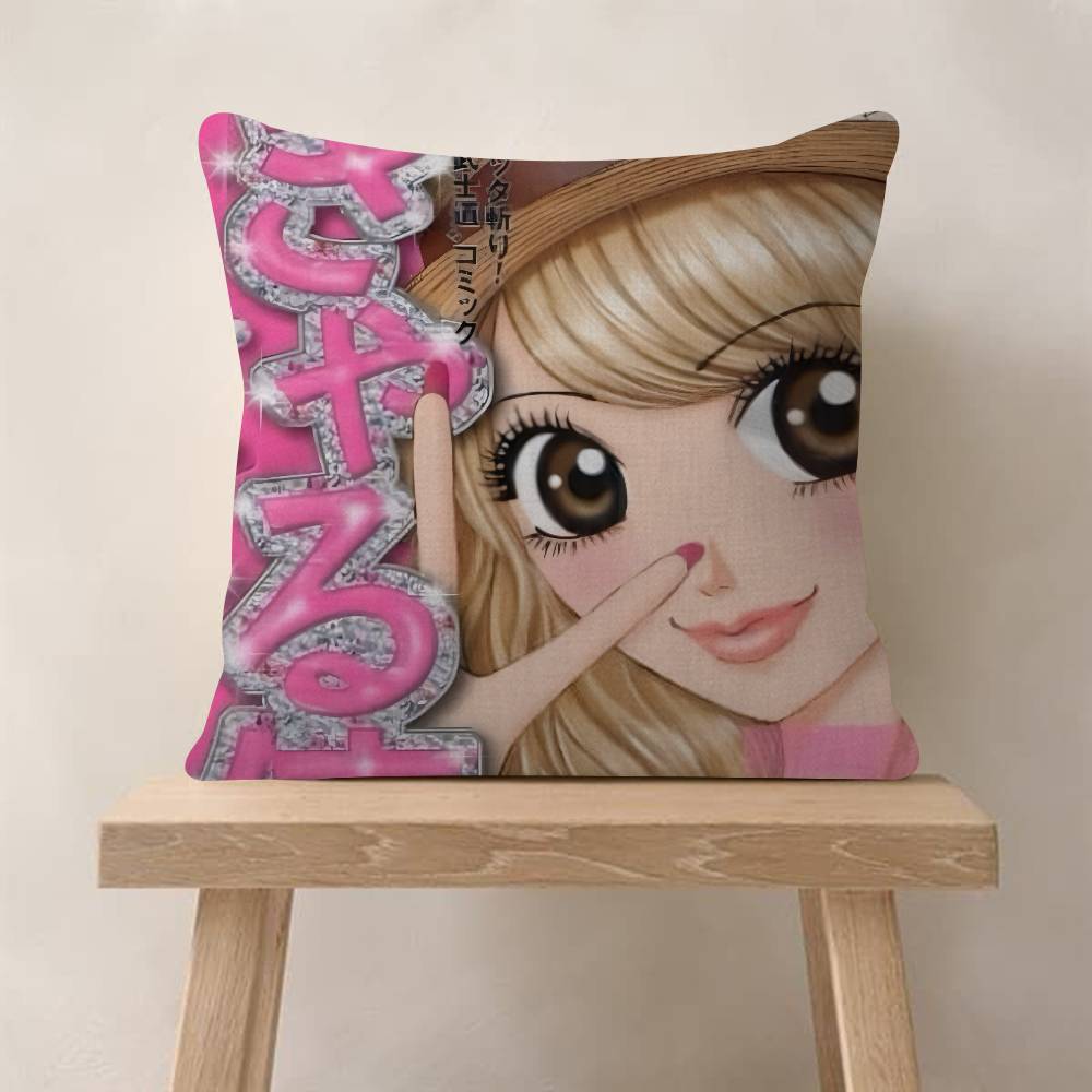 Anime GGyaru Gyaru Girls   Personalized Pillow Dust Cover Bedroom Kids Party Decoration Pillowcase Birthday Children Gift