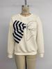 2026 Autumn/Winter European & American Women's Loose Long-Sleeve Retro Bowknot Pullover Hoodie