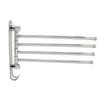 4 swivel Towel Rack Bar Rod Rail Holder Bathroom Kitchen 304 Stainless Steel