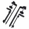2PCS Desk Clamp Pegboard Fixing Bracket Adjustable Thickened Pegboard Mounting Bracket for Office Garage Kitchen Home