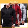 Classic Men's Outwear Winter Hoodies Lightweight Warm Jumper With Hood And Pockets