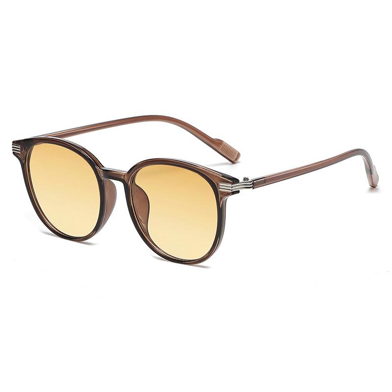 Round Large Frame Ladies Sunglasses