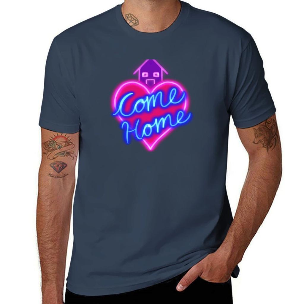 Come Home Logo T-Shirt anime tshirt man t shirt luxury T-Shirt