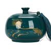 Large Capacity Ceramics Tea Caddy Tieguanyin Tea Containers Travel Tea Box Storage Tank Sealed Tea Jar Coffee Spice Organizer