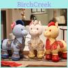 Year Of The Horse Zodiac Plush Toy With Pp Cotton Filling For Lunar New Year Celebration