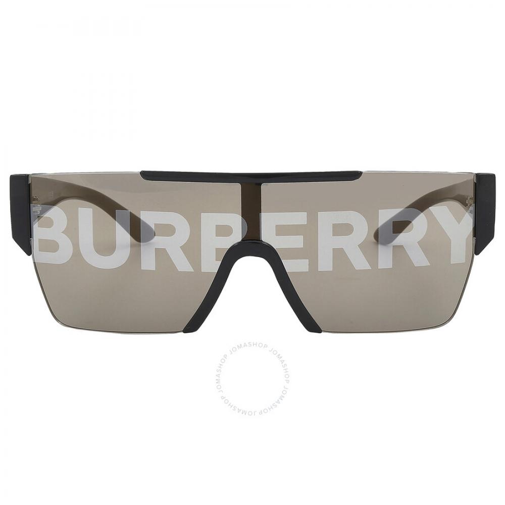 

Burberry Gold with silver Burberry Shield Men s Sunglasses BE4291 3001G 38